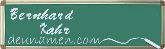 Bernhard Kahr Visitenkarte